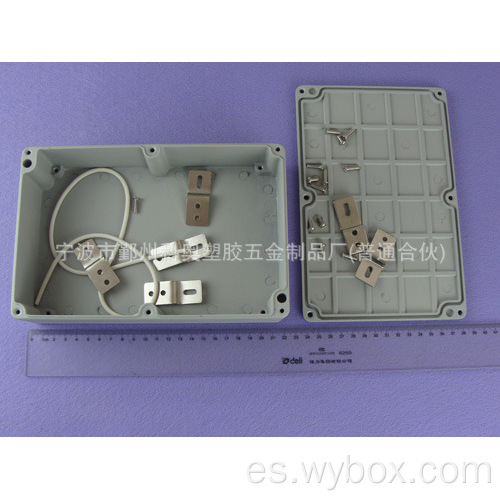 Caja de aluminio personalizada para electrónica, caja de aluminio para electrónica, caja de aluminio para pcb AWP055 con tamaño 222 * 145 * 58 mm